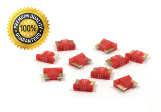 Premium 10 Pack 10 AMP Automotive APS ATT Low Profile Mini Blade Fuses