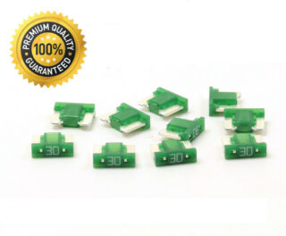 Premium 10 Pack 30 AMP Automotive APS ATT Low Profile Mini Blade Fuses