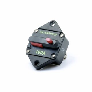 100A Waterproof DC Circuit Breaker Panel Mount 12-48VDC