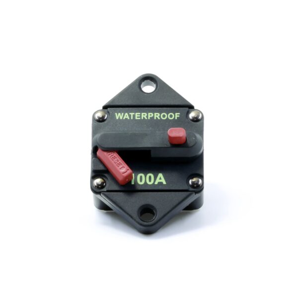 100A Waterproof DC Circuit Breaker Panel Mount 12-48VDC - Image 3