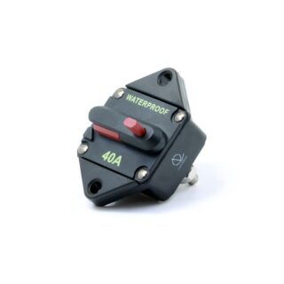 40A Waterproof DC Circuit Breaker Panel Mount 12-48VDC