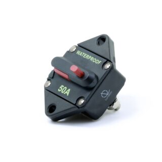 50A Waterproof DC Circuit Breaker Panel Mount 12-48VDC