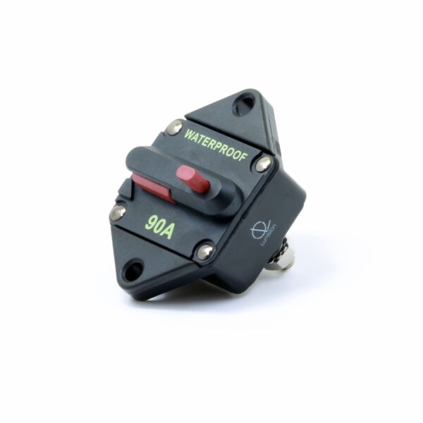90A Waterproof DC Circuit Breaker Panel Mount 12-48VDC