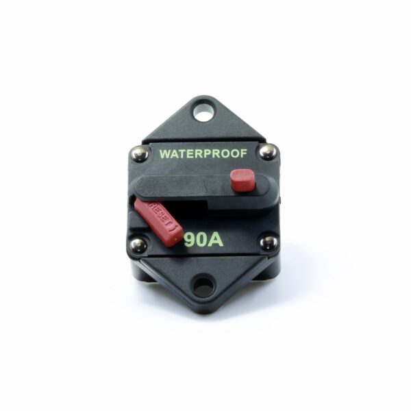 90A Waterproof DC Circuit Breaker Panel Mount 12-48VDC - Image 2