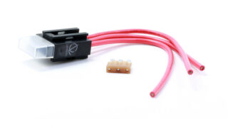 Capped Splash Proof ATL Micro3 fuse Holder 14AWG Gauge + 5A Fuse