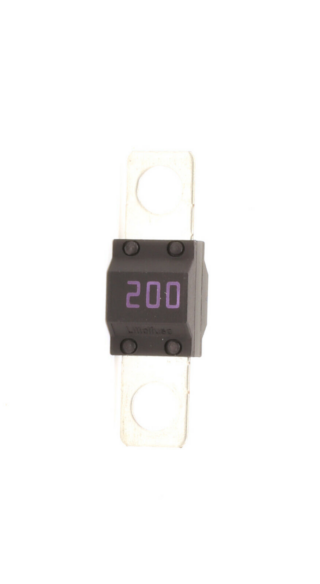 Premium Bolt Down 498 MIDI Fuse 200AMP 32V DC Time Delay Violet