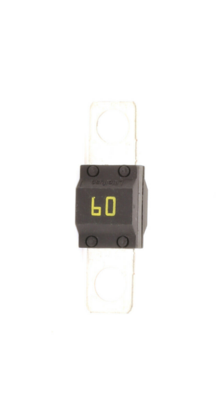 Premium Bolt Down 498 MIDI Fuse 60AMP 32V DC Time Delay Yellow