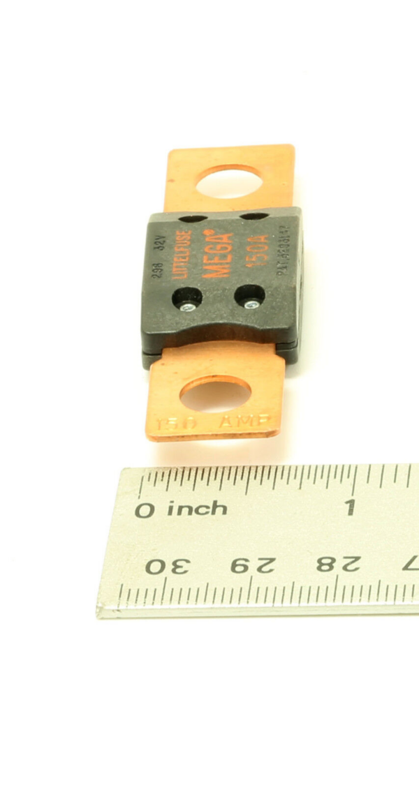 Premium Mega Fuse 150AMP 32V DC Slo-Blo Bolt-Down Fuse Orange - Image 3