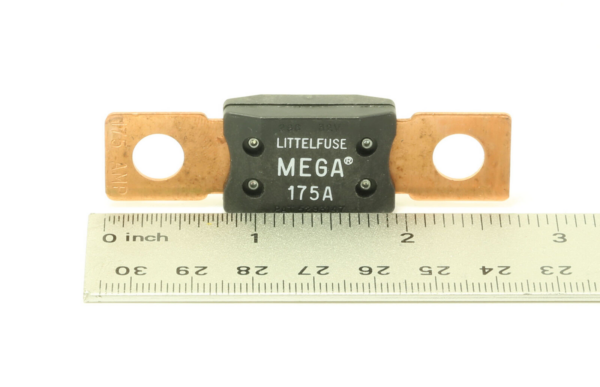 Premium Mega Fuse 175AMP 32V DC Slo-Blo Bolt-Down Fuse White - Image 3