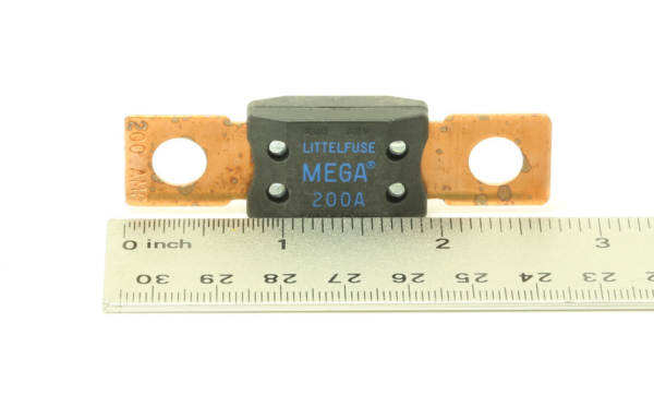 Premium Mega Fuse 200AMP 32V DC Slo-Blo Bolt-Down Fuse Blue - Image 2