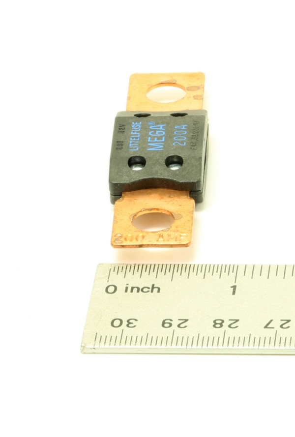 Premium Mega Fuse 200AMP 32V DC Slo-Blo Bolt-Down Fuse Blue - Image 3