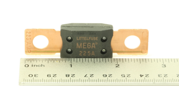 Premium Mega Fuse 225AMP 32V DC Slo-Blo Bolt-Down Fuse Brown - Image 2