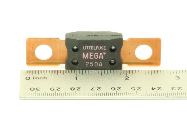 Premium Mega Fuse 250AMP 32V DC Slo-Blo Bolt-Down Fuse Pink - Image 2