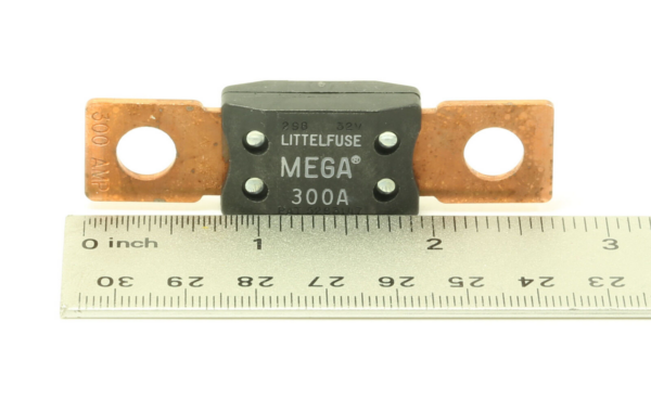 Premium Mega Fuse 300AMP 32V DC Slo-Blo Bolt-Down Fuse Gray - Image 2