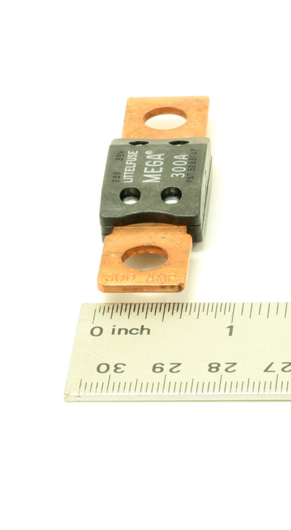 Premium Mega Fuse 300AMP 32V DC Slo-Blo Bolt-Down Fuse Gray - Image 3