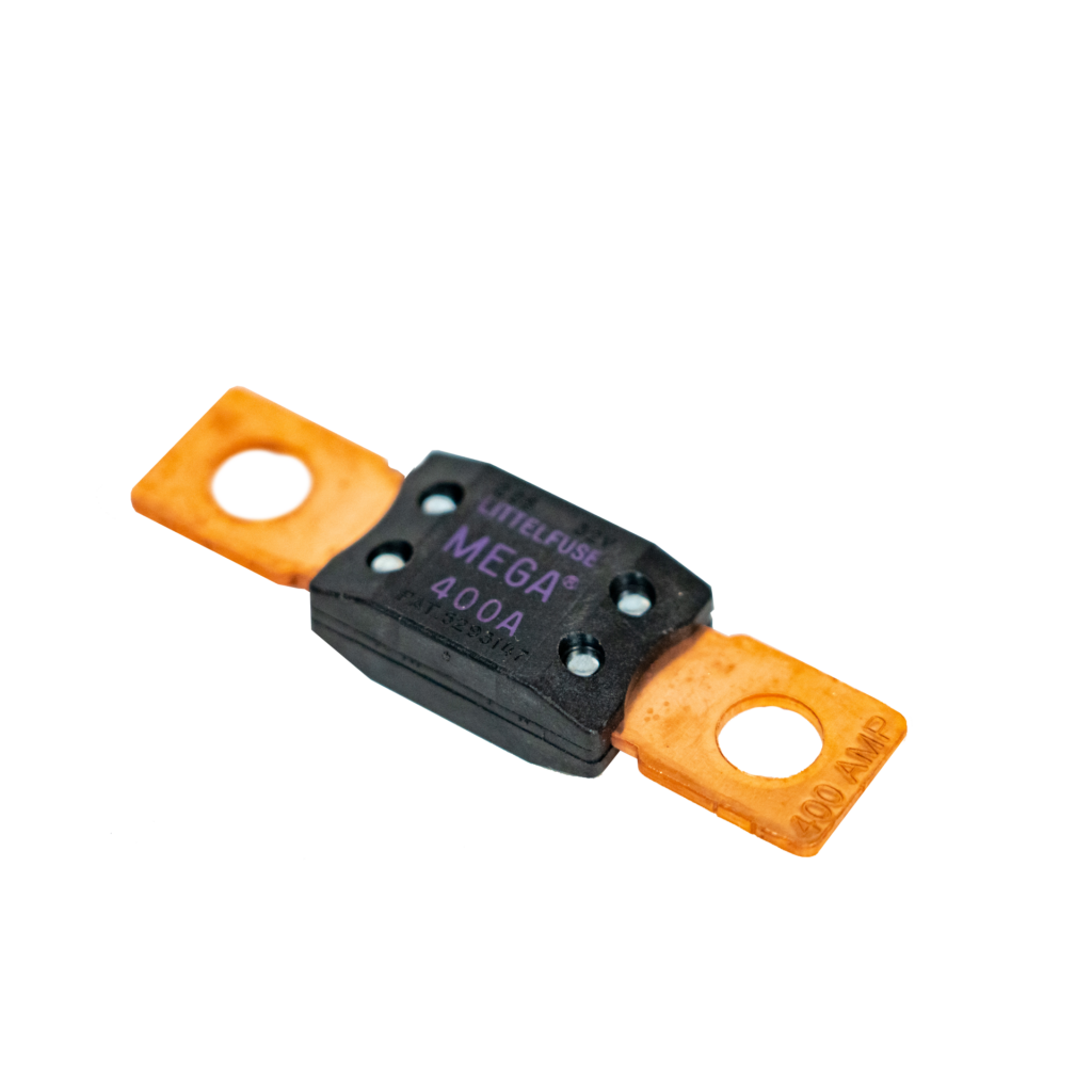Premium Mega Fuse 400AMP 32V DC SloBlo BoltDown Fuse Violet Fuse Taps by Lumision
